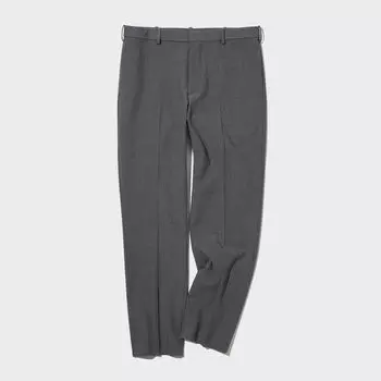 Умные шерстяные брюки длиной до щиколотки (длинные) Uniqlo, серый