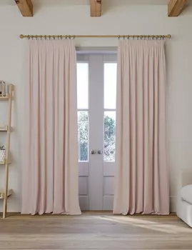 Умные шторы с матовой складкой и карандашом, затемняющие температуру Marks & Spencer