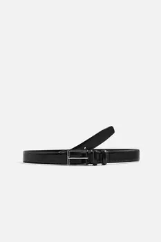 Умный кожаный ремень ZARA, черный