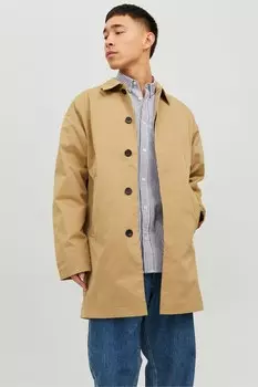 Умный тренч Jack & Jones, коричневый