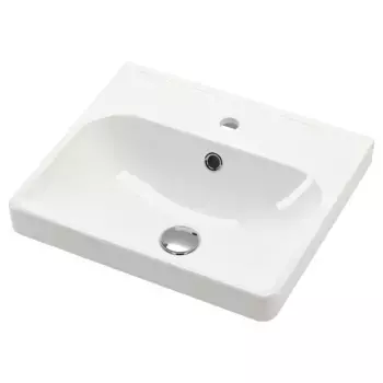 Умывальник полувстраиваемый, белый, 50х44 см, ORRSJN IKEA