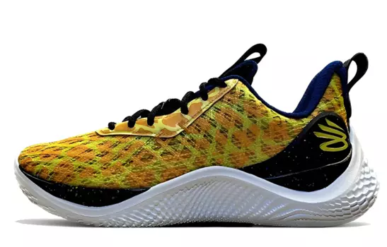 Кроссовки Under Armour Curry Flow 10 Bang Bang, желтый/черный/белый