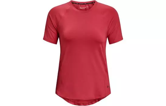 Under Armour Футболка RUSH с рукавами реглан, женская, сахасрара, красная