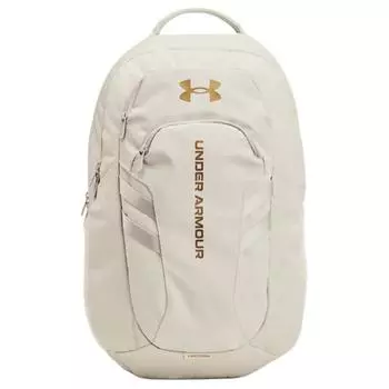 Under Armour Рюкзак из смеси полиэстера и полиуретана, стандартный, унисекс, белый с металлическим золотом
