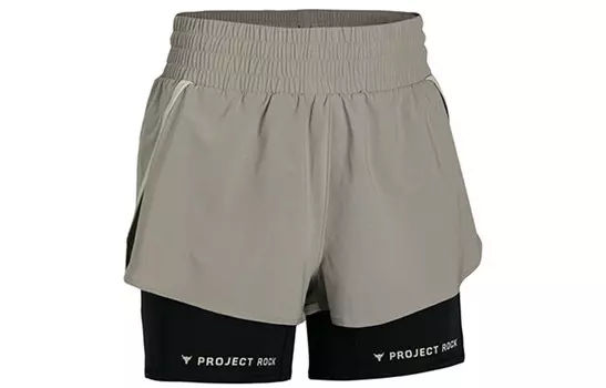Under Armour Женские спортивные шорты, цвет Bison Leather Khaki