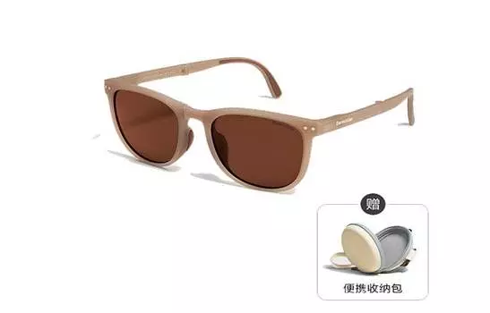 Under The Banana BENEUNDER Солнцезащитные очки унисекс, Розовый светлый кофе