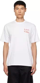 UNDERCOVER Белая футболка с флоком