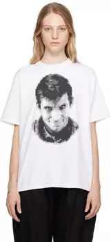 UNDERCOVER Белая размытая футболка