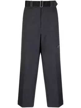 Undercover брюки на молнии, серый