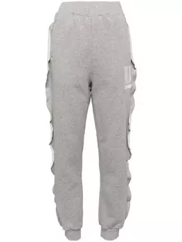 Undercover брюки с потертостями, серый