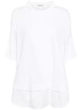 Undercover деконструированная многослойная футболка, белый