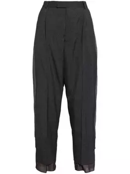 Undercover двухслойные брюки, серый