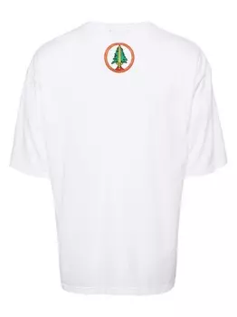 Undercover футболка из хлопка с графическим принтом, белый