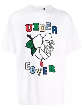 Undercover футболка Rose, белый