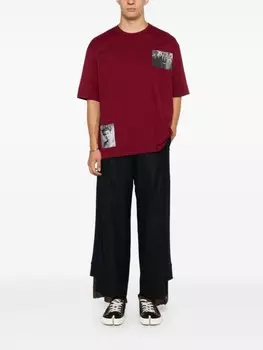 Undercover футболка с фотопринтом из коллаборации с Twin Peaks, красный