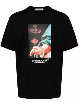 Undercover футболка с графичным принтом, черный