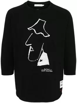 Undercover футболка с короткими рукавами, черный