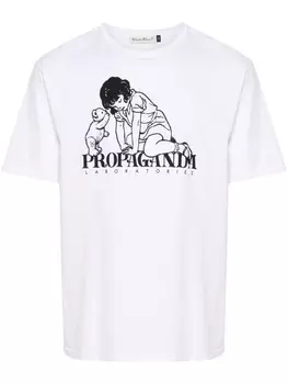 Undercover футболка с надписью, белый