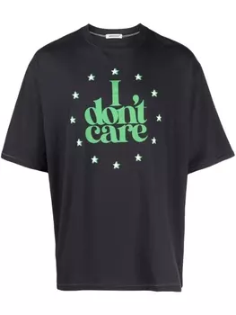 Undercover футболка с надписью, серый