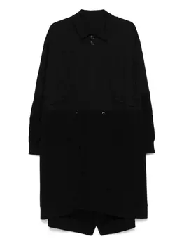 Undercover хлопковое пальто, черный