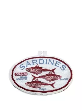 Undercover клатч с вышивкой, белый