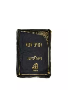 Undercover клатч с вышивкой, черный