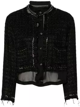 Undercover куртка со вставками, черный