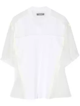 Undercover многослойная футболка, белый