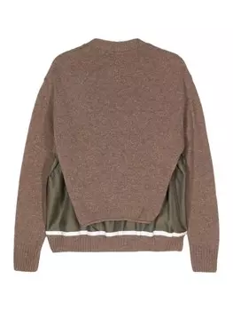 Undercover многослойный кардиган, коричневый