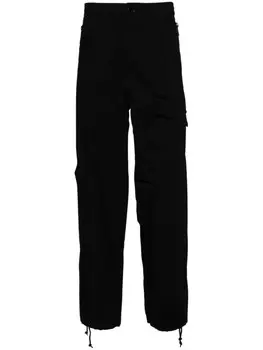 Undercover прямые брюки карго, черный