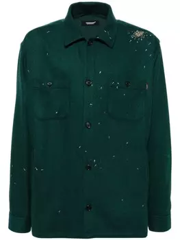 Undercover рубашка с вышивкой, зеленый