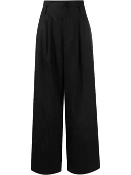 Undercover широкие брюки с завышенной талией, черный