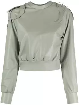 Undercover толстовка с вышивкой, зеленый