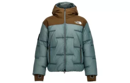 Undercover X SOUKUU Series Down Jacket Unisex Sepia Brown/Concrete Gray The North Face, серый