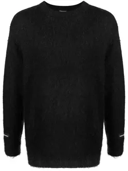 Undercoverism фактурный свитер из смесовой шерсти, черный