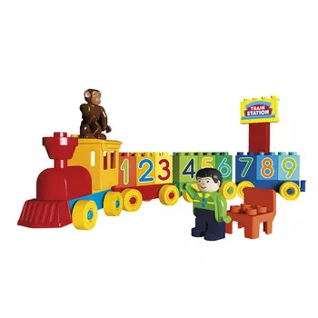 Unico Blocks Train с цифрами