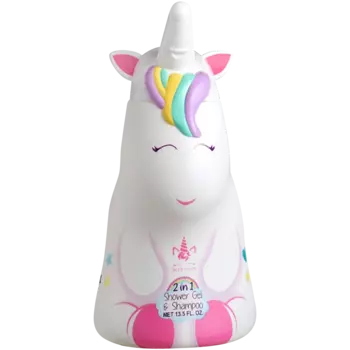 Unicorn Детский гель для мытья тела и волос 2-в-1, 400 мл