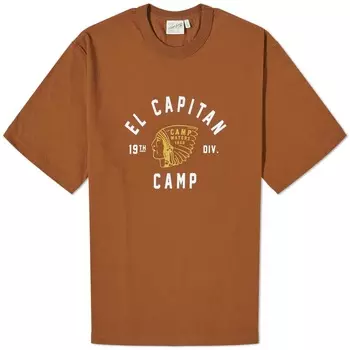 Uniform Bridge Camp Water Футболка, коричневый