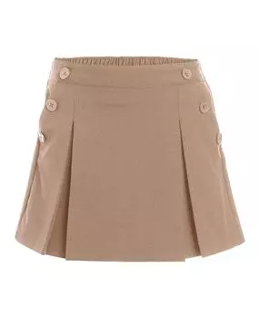 Униформа для больших девочек с карманами на пуговицах и эластичной резинкой на талии, шорты-скутеры Nautica