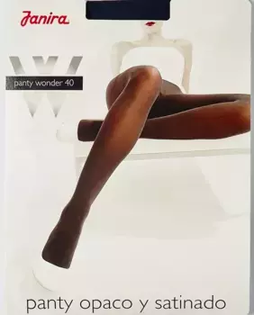 Униформа Janira и атласные трусики плотностью 40 ден, темно-синий