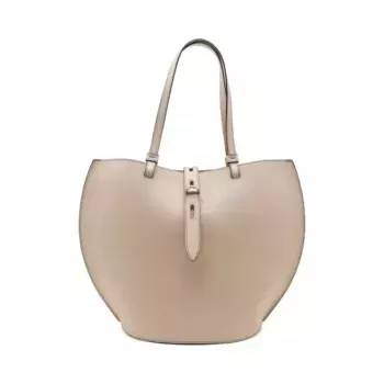 Уникальная кожаная сумка-шоппер. Furla, бежевый