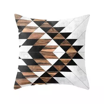 Уникальная неправильная геометрия — наволочка с принтом-кровать — чехол для диванной подушки — № 15 Stuttg