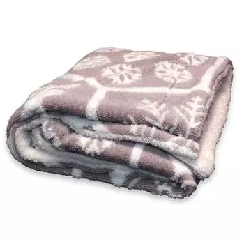 Уникальная жизнь | Плед Клаас 150х200см Bloodstone Unique Living, серо-коричневый