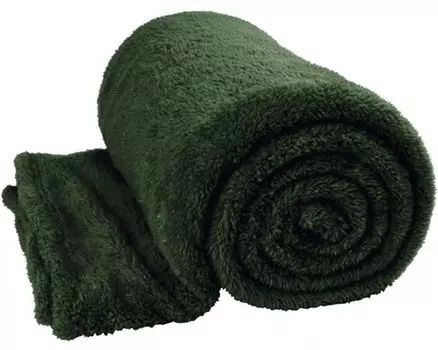 Уникальный плед, приятный плед, мягкий фланелевой плед, теплый диванный плед, 200 х 110 см, зеленый Koopmann International b.v.