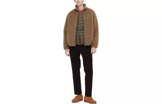 Флисовая куртка UNIQLO Unisex 2022 года, 34 коричневый