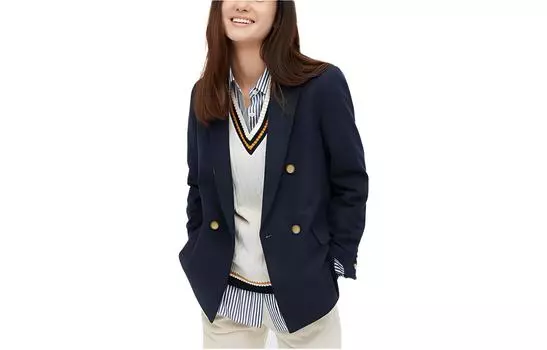 UNIQLO Деловые костюмы женские темно-синие