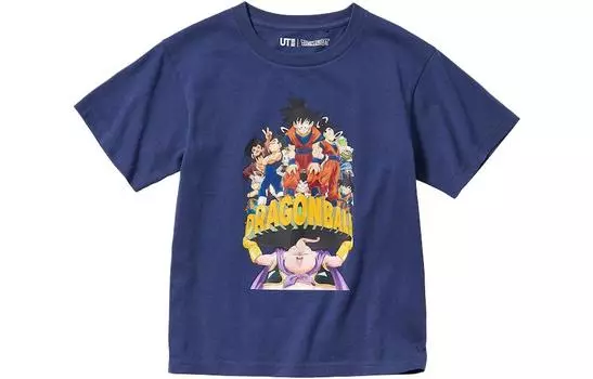 Футболка детская Uniqlo UT Dragon Ball, синий
