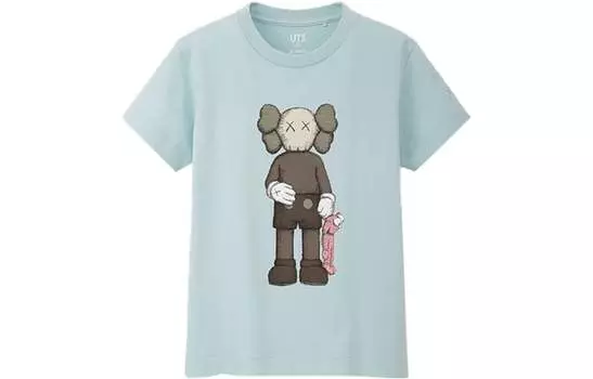 Футболка UNIQLO, синий