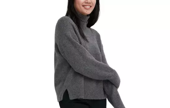 UNIQLO Джемпер женский асфальтово-серый