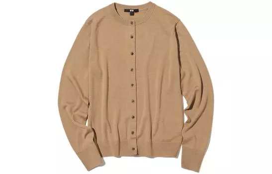 UNIQLO Джемпер женский темно-бежевый